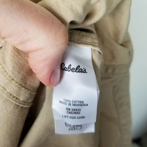 Cabelas Womens Utility Jacket Size L Safari Parka Gorpcore Outdoor Hiking Trail - Picture 10 of 10